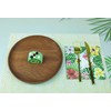 40Pcs Tropical Hibiscus Floral Greenery Paper Napkins, 6.5in