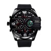 Round Watch Cool Men Men : Multifunction Calendar Compass Exercise