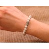 BERGERLIN Buddha Bracelet with Genuine 8 mm Natural Stone or