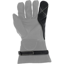 Mechanix Wear: X-Finger TIG Welding Heat Barrier - Extra Protection for Small Finger, Durahide Boar Leather, CarbonX Heat/Flame Resistant Fabric Rated to 2000F, DuPont Kevlar Stitching