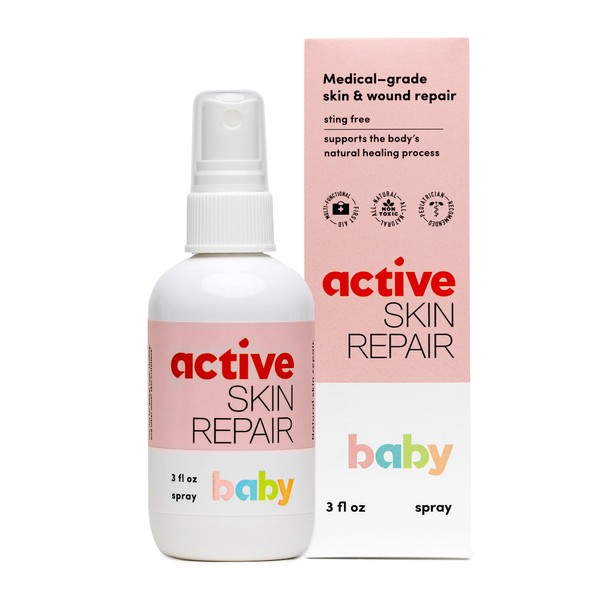 Active Skin Repair Natural, Non-Toxic, No Sting Baby Spray First