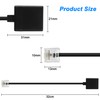 MEIRIYFA RJ11 Phone Jack to RJ45 Ethernet Converter Cable RJ45
