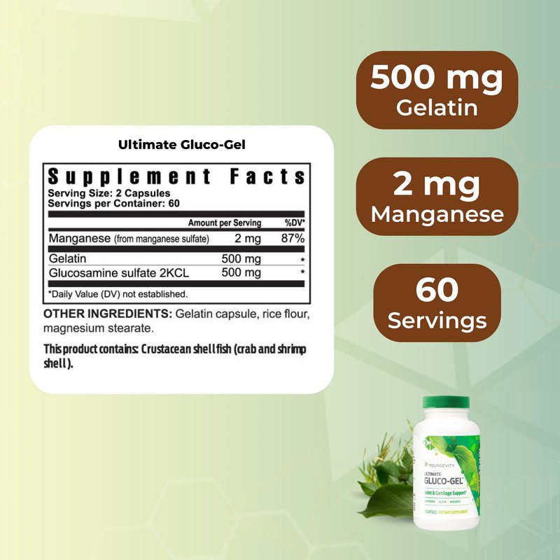 Youngevity Ultimate Gluco-Gel™ – Joint and Cartilage Support Supplement with