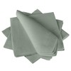 S4Sassy Green Solid Home Decor 12 Pcs Cotton Napkin Solid