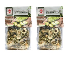 (2 Packs) Dried Bitter Melon Slices – 3.5 oz | Organic Bitter Melon Tea Bags
