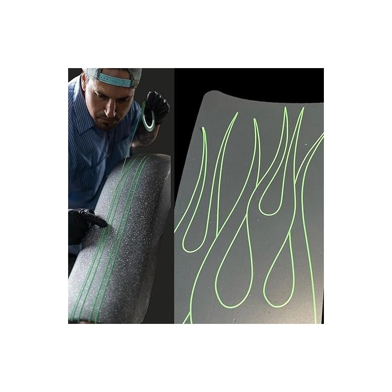 LiME LiNE 1/16" Flexible Vinyl Fineline Masking Tape for Pinstriping
