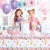 PHOGARY Fairy Table Cloth, 3 Pcs Plastic Butterfly Tablecloth Spring