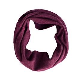 Lilano, Children's Merino Snood Scarf 70% Wool (kbT), 30% Silk, 210 g/m², berry