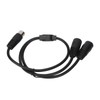 DIN 4PIN to 2DIN 4PIN Adapter Cable Professional Male to