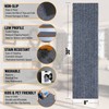 Ottomanson Non-Slip Rubberback Solid Design 8" x 30" Indoor/Outdoor Stair