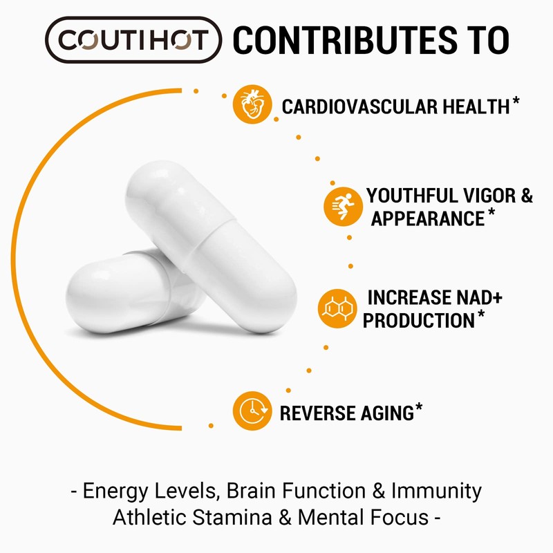 1100mg NAD and Trans-Resveratrol Capsules with 50mg Black Pepper Extract
