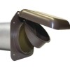 P-tec (2)-No-Pest 4 In. Brown Plastic Low Profile Dryer Vent Hood NPVB