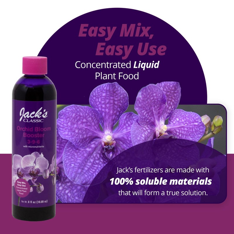 Jack's Classic 3-9-6 Orchid Bloom Booster Liquid Plant Food with
