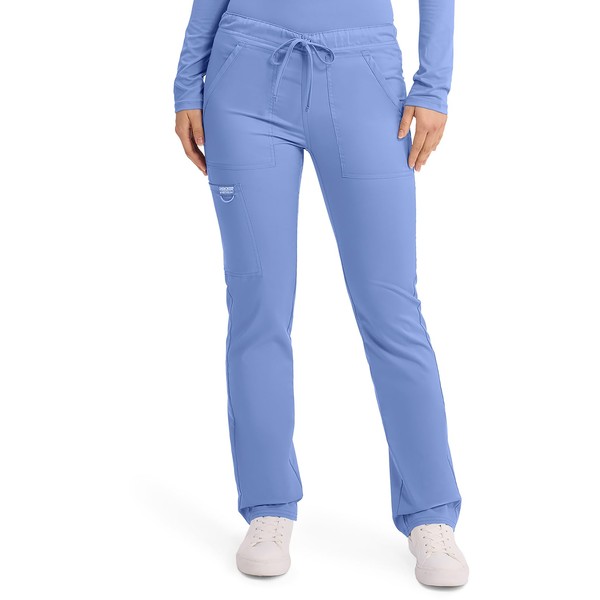 Cherokee Men and Women Drawstring Medical Pant with Breathable Mesh