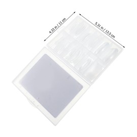 Healvian Rtificial Nails Square Nails Set 120pcs/box Traceless Long Nail Art Strips Manicure Set
