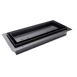 Aria FLUSH4X10BLK Flush Mount Vent 4 in x 10 in Black