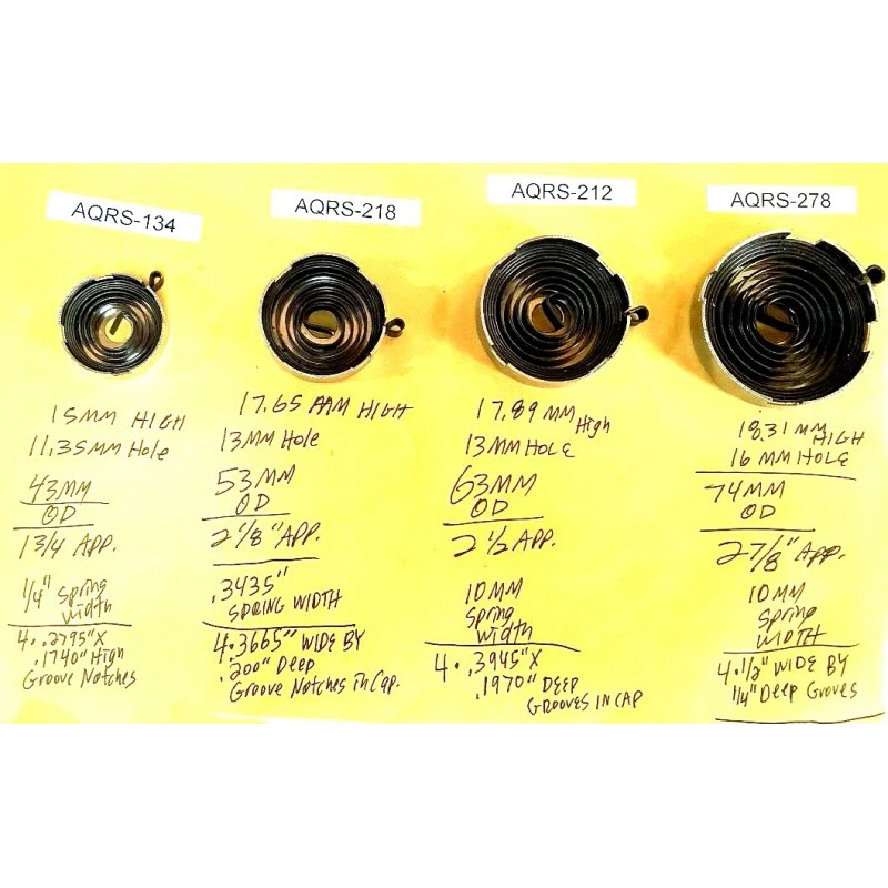 ACCURA 2-1/2 DRILL PRESS QUILL RETURN SPRING ASSEMBLY- FITS MOST