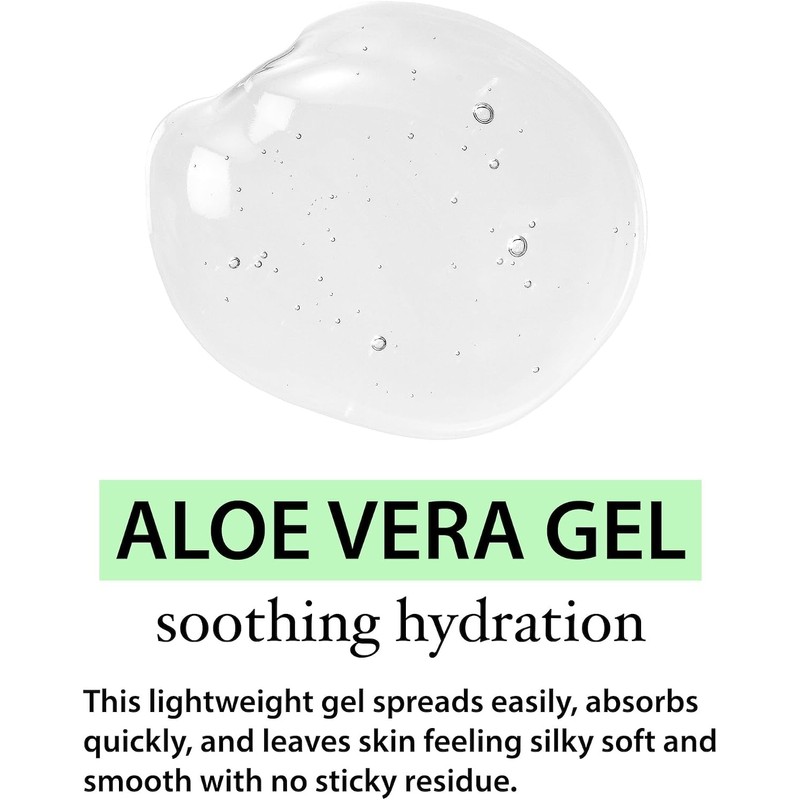 Amara Organics Aloe Vera Gel from Organic Cold Pressed Aloe,
