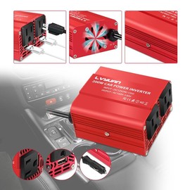 LVYUAN Car 200w Power Inverter Dc 12v To Ac 110v 120v Converter Usb  For Vehicles