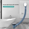 Clicker Bath Waste Waste with Overflow G1 1/2" Pop Up