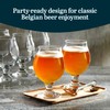 Libbey Entertaining Essentials Belgian Beer Glasses, 13 oz, Craft Beer