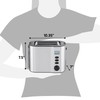 Elite Gourmet ECT2145 Extra Wide Slot 2-Slice Toaster, Bagel Function