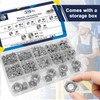 ZQZ 370 PCS Metric Hex Nuts Assortment Kit,M2 M2.5 M3