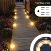 Flacchi Solar Ground Lights - Solar Powered Lights Outdoor Solar