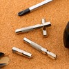 4 Pcs Drill Bit Adapter, 1/4 to 4mm Bit Adapter,