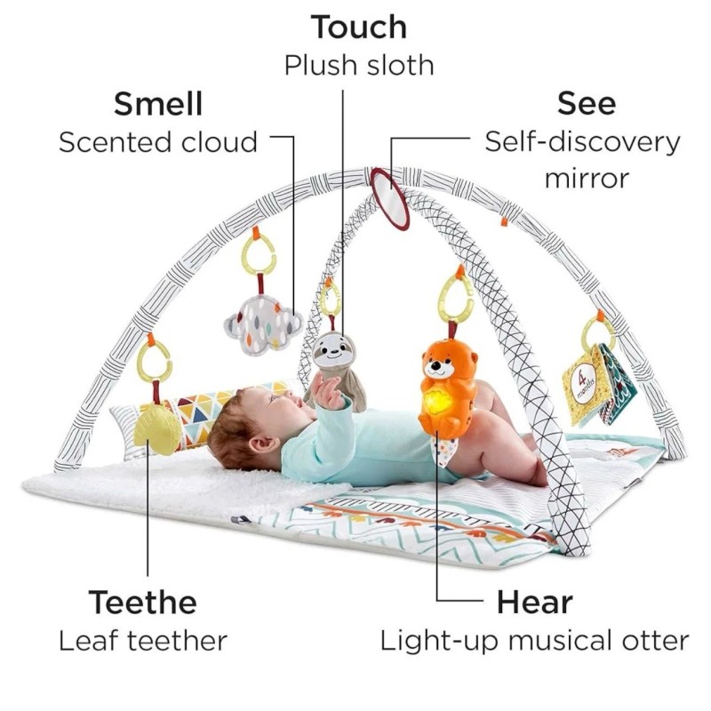 Fisher-Price Perfect Sense Deluxe Gym Baby Infant 0 Months +