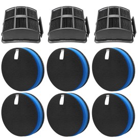 LANROON 2998 Filter Kit Fit for Bissell 2998 Multiclean Lift-Off Pet Vacuum, Fit for Bissell 2998 2999 2849 3000 3057 2849 28524 2920 3059 3399 2852 3125W 31269 Vacuum, Part 1625641