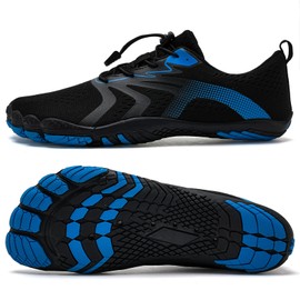 WateLves - Zapatos de agua para hombres y mujeres, calcetines de agua descalzos, transpirables, anchos, para nadar al aire última intervensión, antideslizantes, zapatos de piscina para senderismo,
