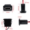 Typheoniks 2Pin USB 2.0 USB Female Pigtail Cable Power Jack