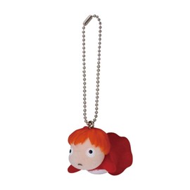 Sekiguchi Studio Ghibli Ponyo on the Cliff Flocking Keychain Ponyo 404872