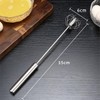 AIMALL Semi-Automatic Stainless Steel Whisk, Hand Push Egg Beater and