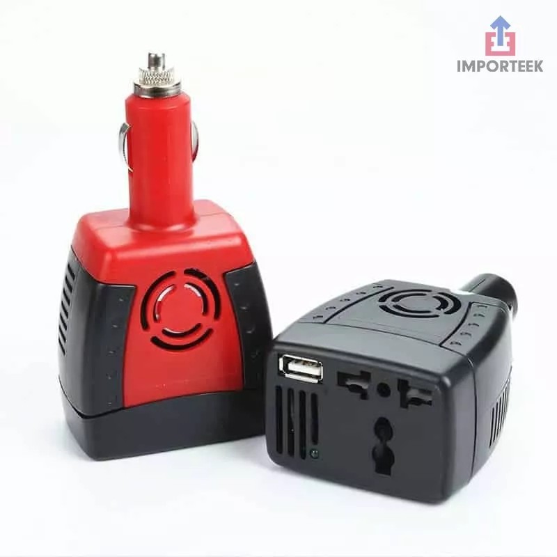 Importeek Inversor Corriente Automotriz Coche 150w Usb 12v A 110v