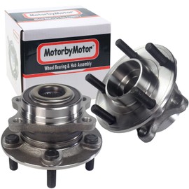 MotorbyMotor 512498 Front or Rear Wheel Bearings and Hub Assembly Replacement for Ford Fusion, Lincoln MKZ Heavy Duty Wheel Hub Assembly 5 Lugs-2pc