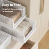 Proarea Stackable Plastic Storage Basket Closet Organizer Bin Foldable Clothes