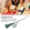 Tassel Pendant Chinese Zodiac Pattern DIY Porcelain Beads Light Weight