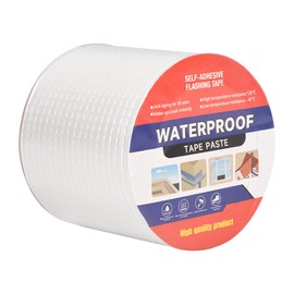 LCyindu Butyl Waterproof Tape 4" x 16.4',Outdoor Leakproof Tape for Plastic and Metal Repair,RV Repair,Window and Boat Sealing,Silicone,Glass and EDPM Roof Leak Repair