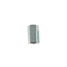 Hex Coupling Nut - Coupling Nuts 1/2-20 X 1-1/4" Long Fine Thread Hex Coupling Nut with Zinc Plate, Hex Rod Coupling Nut, Hex Coupling Nuts Threaded Rod Connector (4)