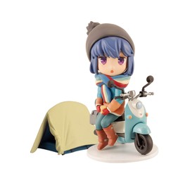 Yurucamp SEASON2 Minifigure Rin Shima Season 2 Ver. Total Height: Approx. 2.8 inches (70 mm), PVC, Painted Finished Figure