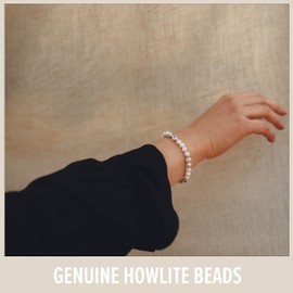 GD GOOD.designs White pearl bracelet (initial bracelet) bracelet for couples with letter (best friend bracelets)