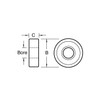 Trend Router Cutter Bearing for 1/4 Inch Shank Mounting, 3/4