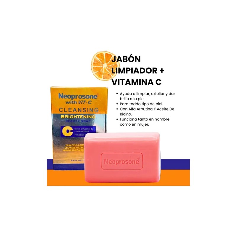 NEOPROSONE Express Kit Sérum + Crema + Limpiador Antimanchas Blanqueador