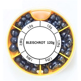 STMK Lead Shot Assortment Tin 120 g (1.0 g, 1.25 g, 1.8 g and 2.9 g)