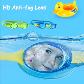 flintronic Children's Swimming Goggles for Children 6-14 Years, Professional Swimming Goggles for Teenagers Children Boys Girls Junior Anti Fog UV Protection Swimming Goggles Pack of 2