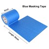 BOMEI PACK Wide Blue Painters Tape 6 Inches x 60