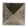 Gazechimp Metal Egyptian Pyramid Model Figure Statue for Home Office