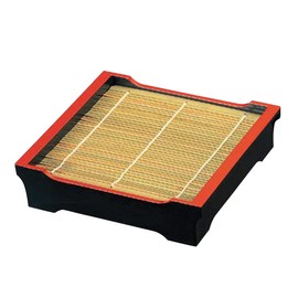 J-kitchens Soba Bowl, Zaru Soba, Kifune Kakaku Seiro (No Bottom Plate), Black Tenshu, Break-Resistant, Resin, 7.9 x 7.3 x 2.0 inches (20 x 18.5 x 5.1 cm), Made in Japan